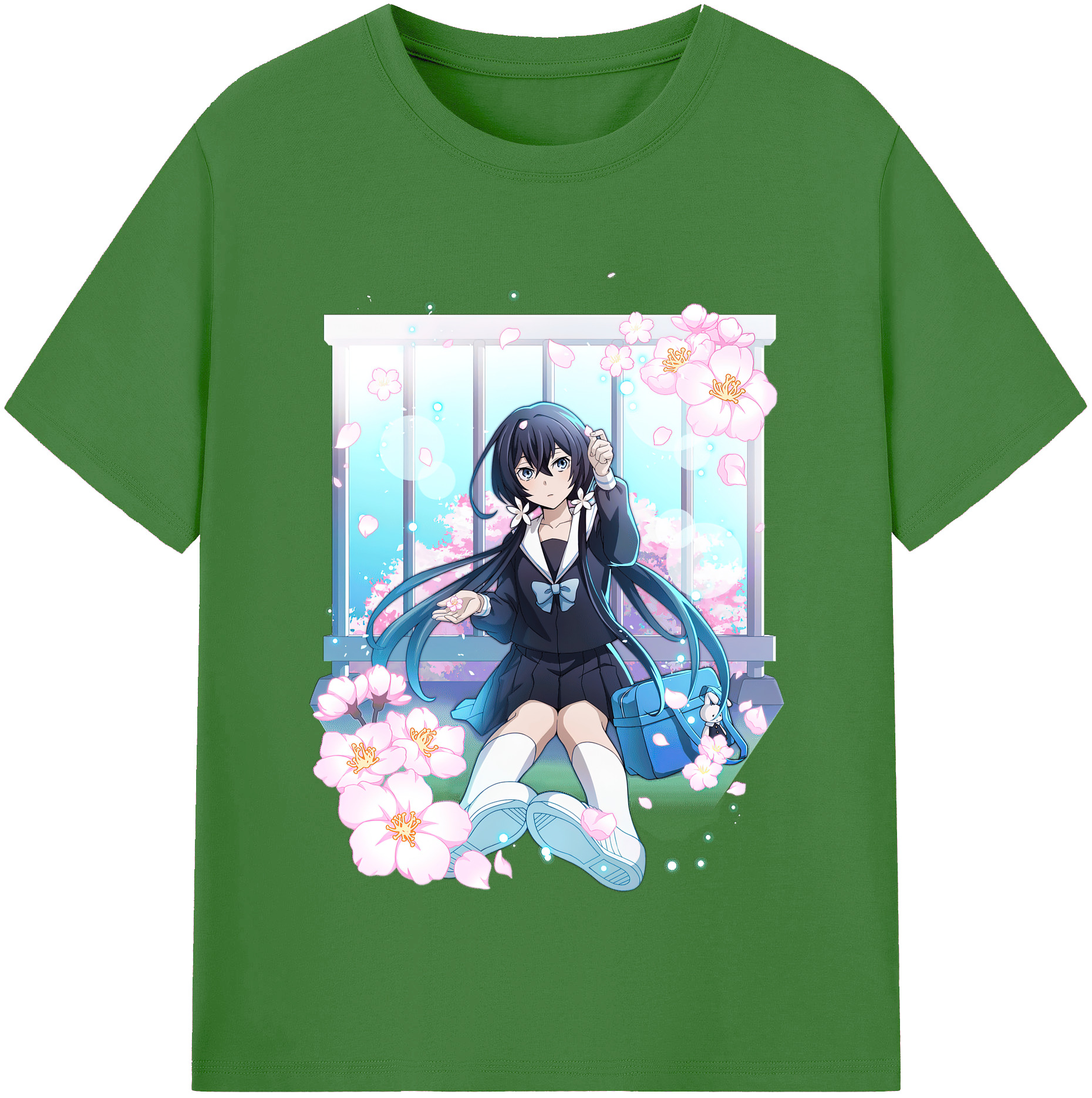 （画像用） 文豪ストレイドッグス Bungo Stray Dogs レディースカジュアルプリントTシャツ（綿100％）